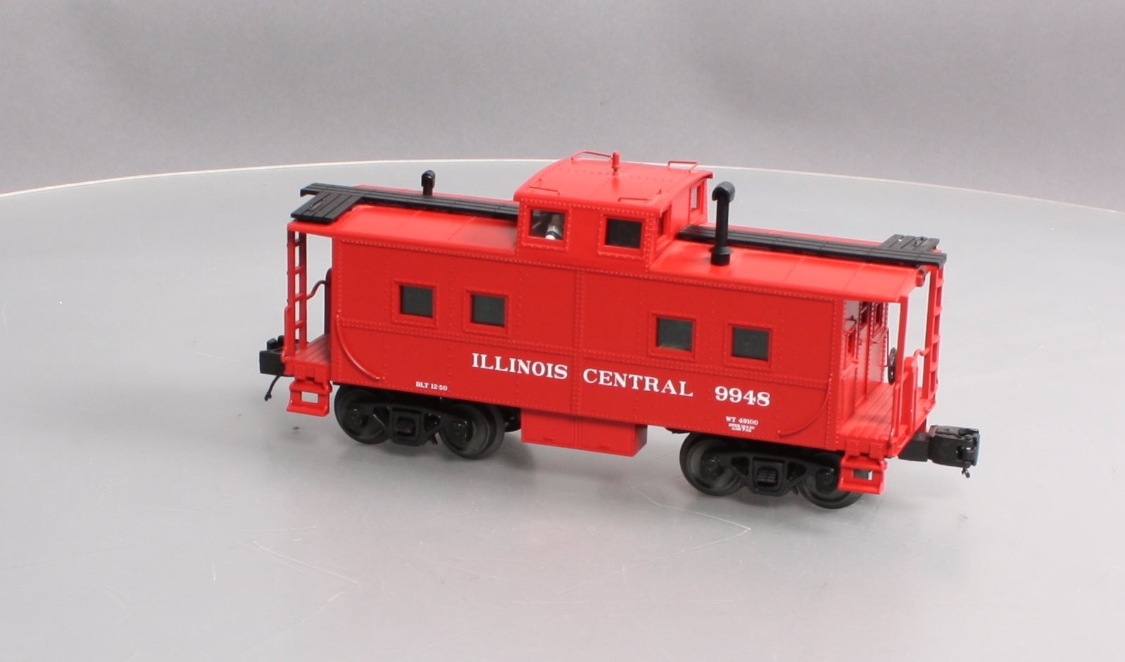 MTH 20-91409 Illinois Central Center Cupola Steel Caboose