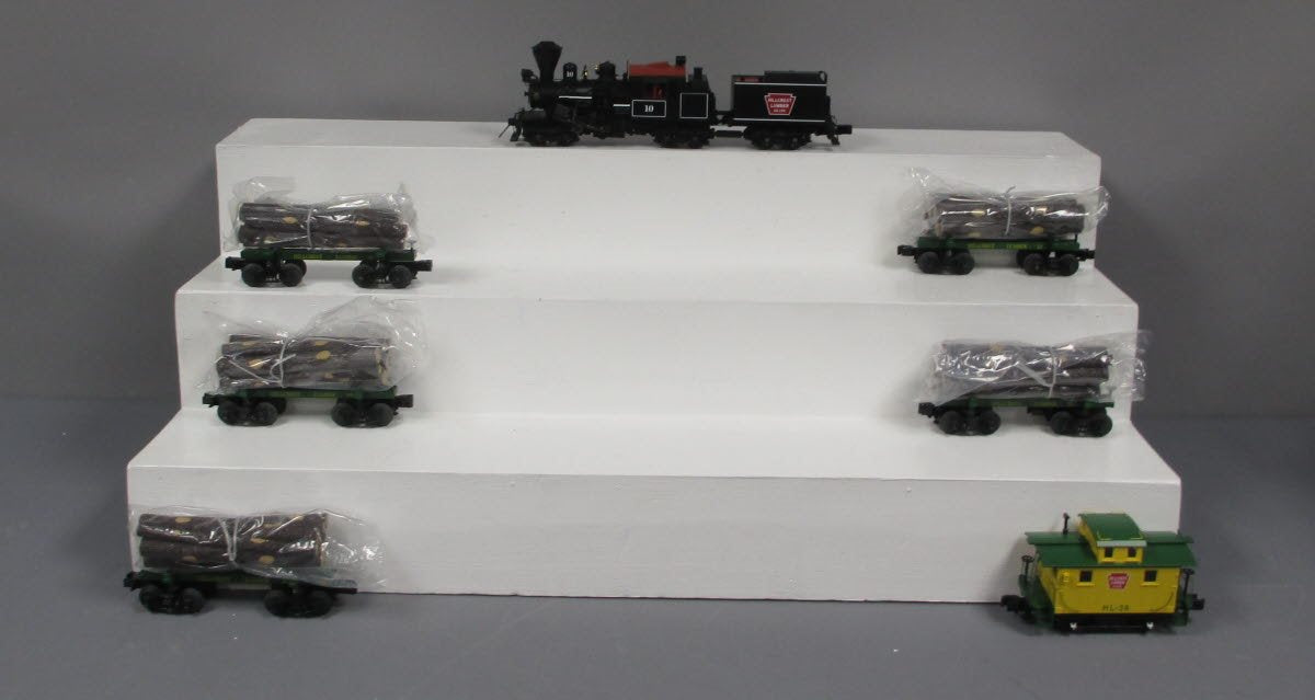MTH 20-3447-1 Hillcrest Lumber Climax Specialty Freight Set with PS3
