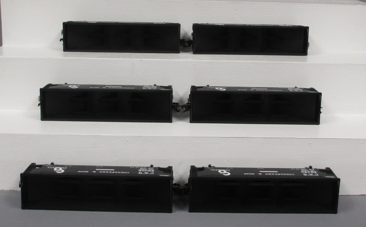 Lionel 3-16090A O Chesapeake & Ohio 3-Bay Offset Hopper #79113 (Set #2)