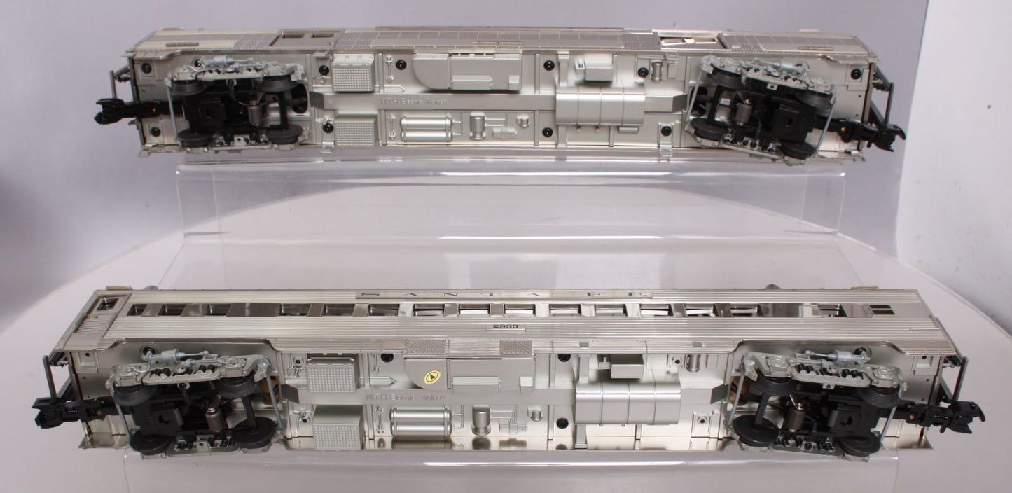 MTH 20-69276 O Santa Fe 70' Streamlined Baggage/Coach Passenger Set (Set of 2)