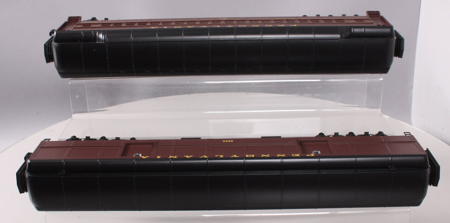 MTH 20-4473 O PRR 70' Madison Baggage/Coach Passenger Car Set (Set of 2)