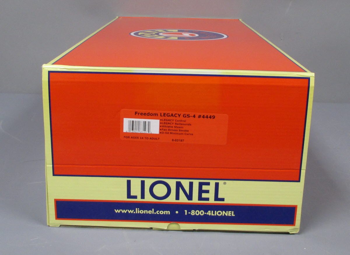 Lionel 6-83197 O American Freedom GS-4 Steam Locomotive w/Legacy #4449 (BTO)
