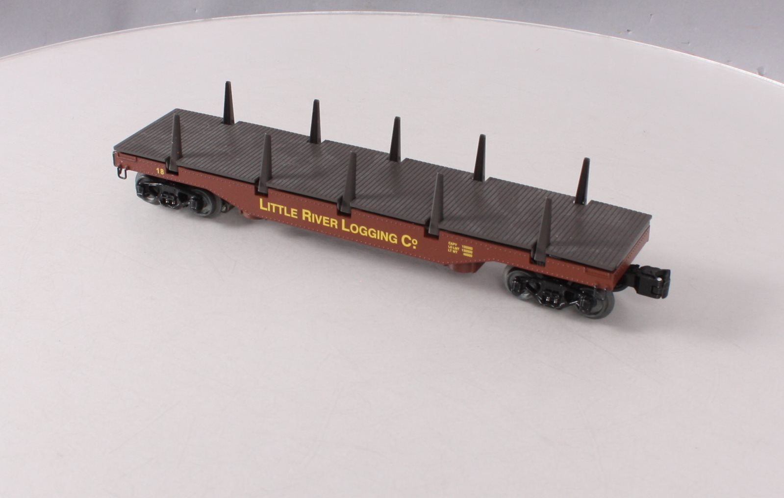 Williams 47929 O Gauge Little River Logging Operating Log Dump Car