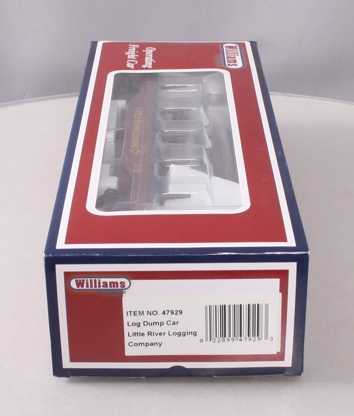 Williams 47929 O Gauge Little River Logging Operating Log Dump Car