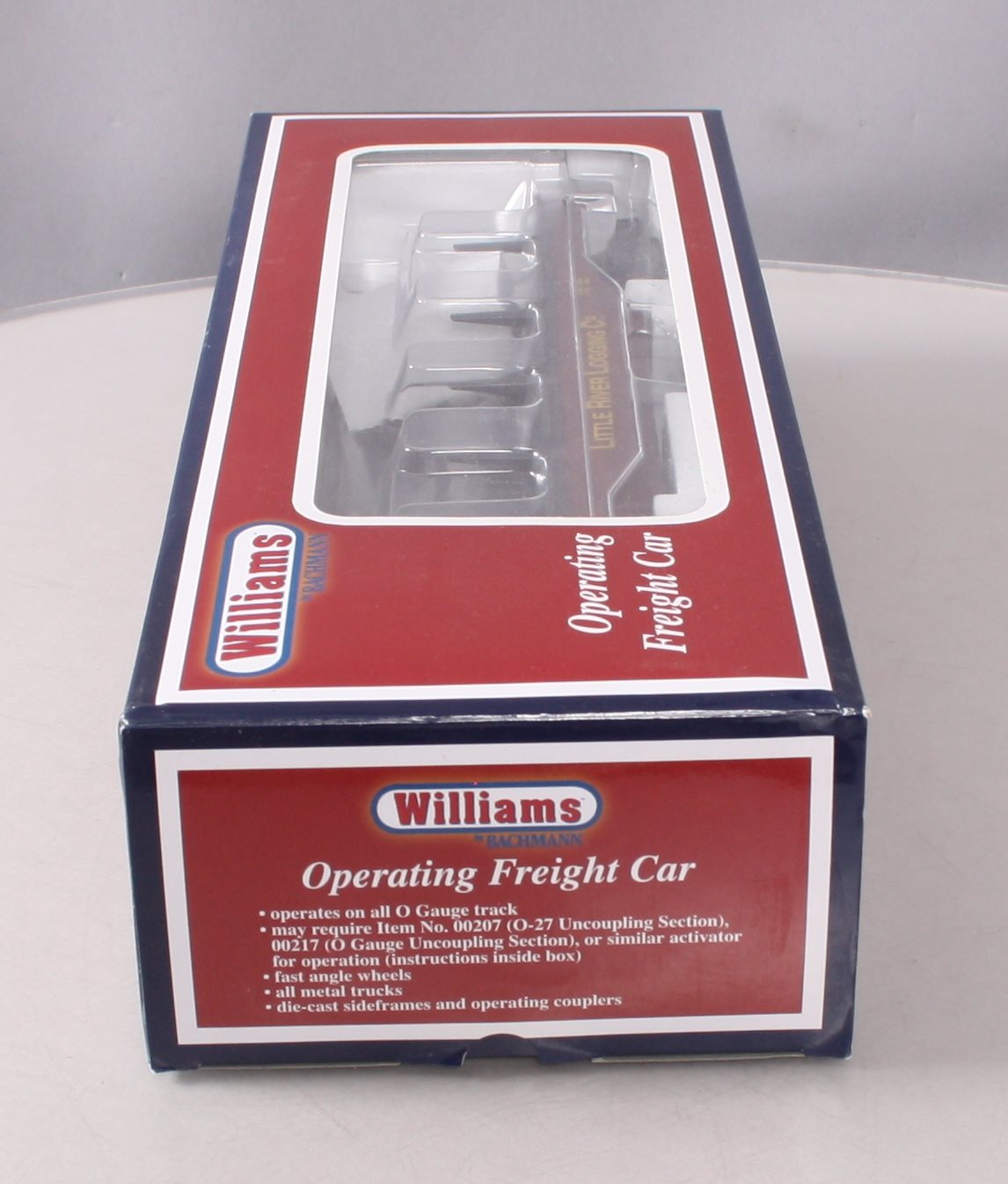 Williams 47929 O Gauge Little River Logging Operating Log Dump Car