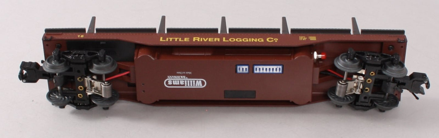 Williams 47929 O Gauge Little River Logging Operating Log Dump Car
