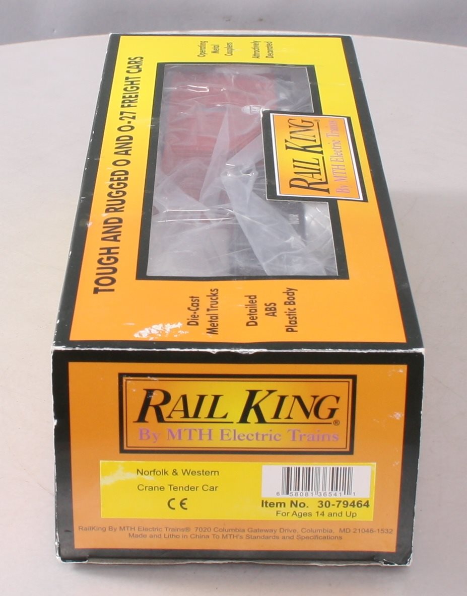 MTH 30-79464 O Norfolk & Western Crane Tender #27142