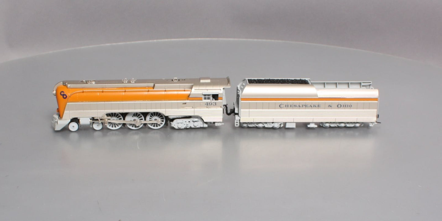 Broadway Limited 4553 HO Chesapeake & Ohio Class L-1 Hudson Steam Loco #493