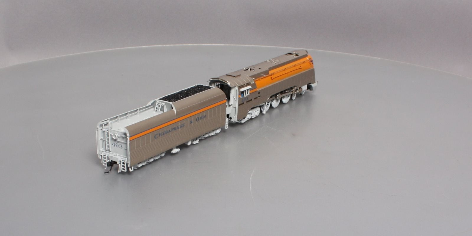 Broadway Limited 4553 HO Chesapeake & Ohio Class L-1 Hudson Steam Loco #493