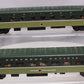 MTH 20-66238 O Gauge Northern Pacific 70' treamlined Sleeper/ Diner Set (2 Cars)