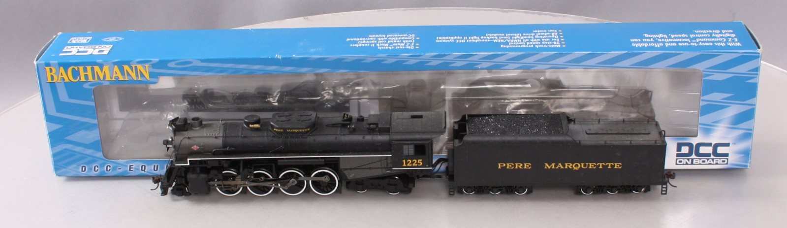 Bachmann 50901 HO Pere Marquette 2-8-4 Berkshire w/DCC Steam Locomotive #1225