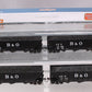 Athearn 70299 HO Baltimore & Ohio 40' 3-Bay Ribbed Hopper w/Load #2 (Set of 4)