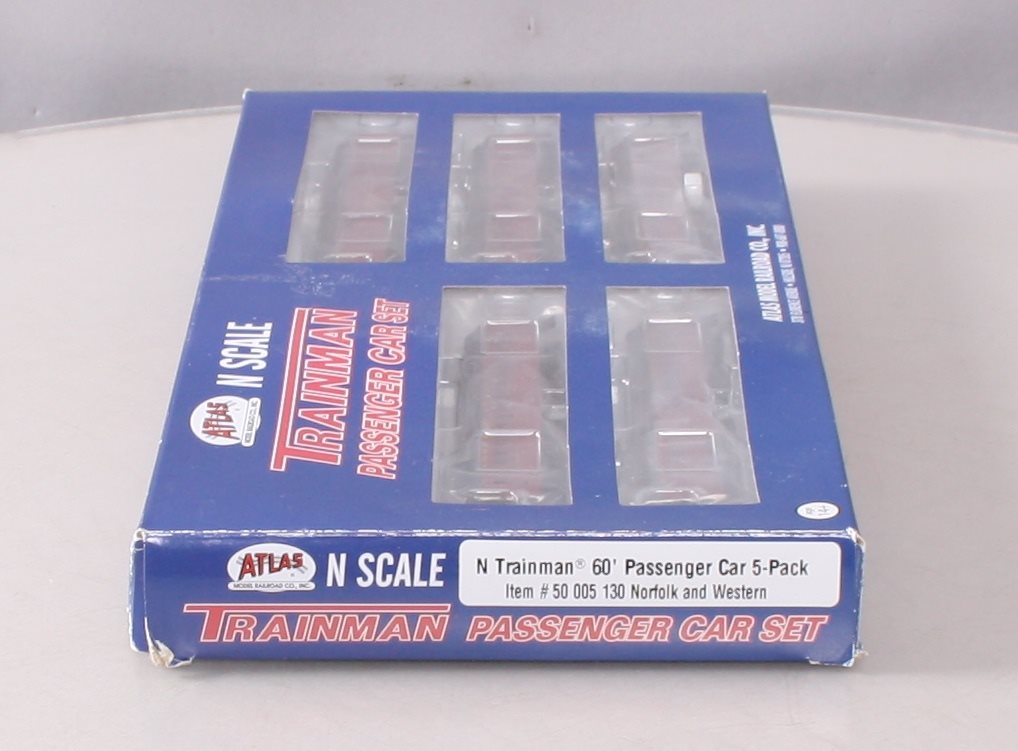 Atlas 50005130 N 60'Pass Cars 5car Set N&W