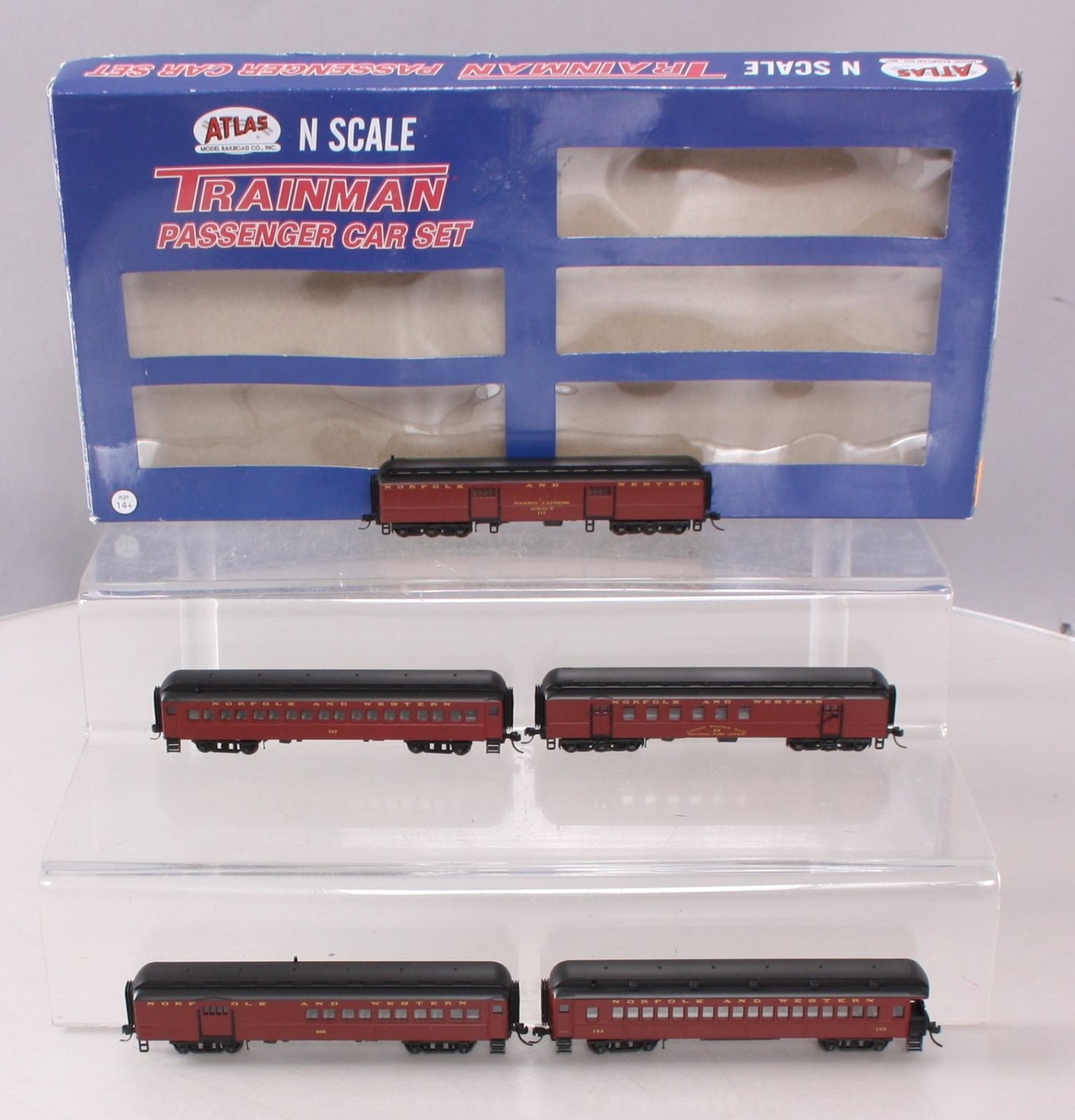 Atlas 50005130 N 60'Pass Cars 5car Set N&W