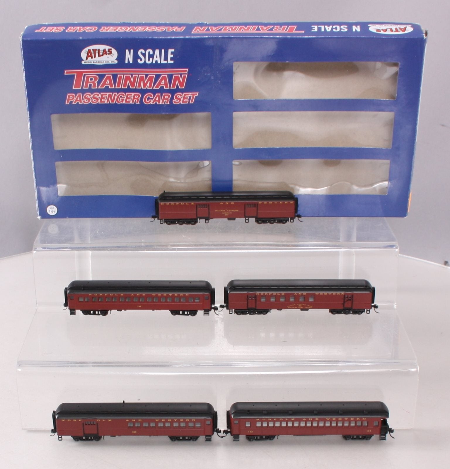 Atlas 50005130 N 60'Pass Cars 5car Set N&W