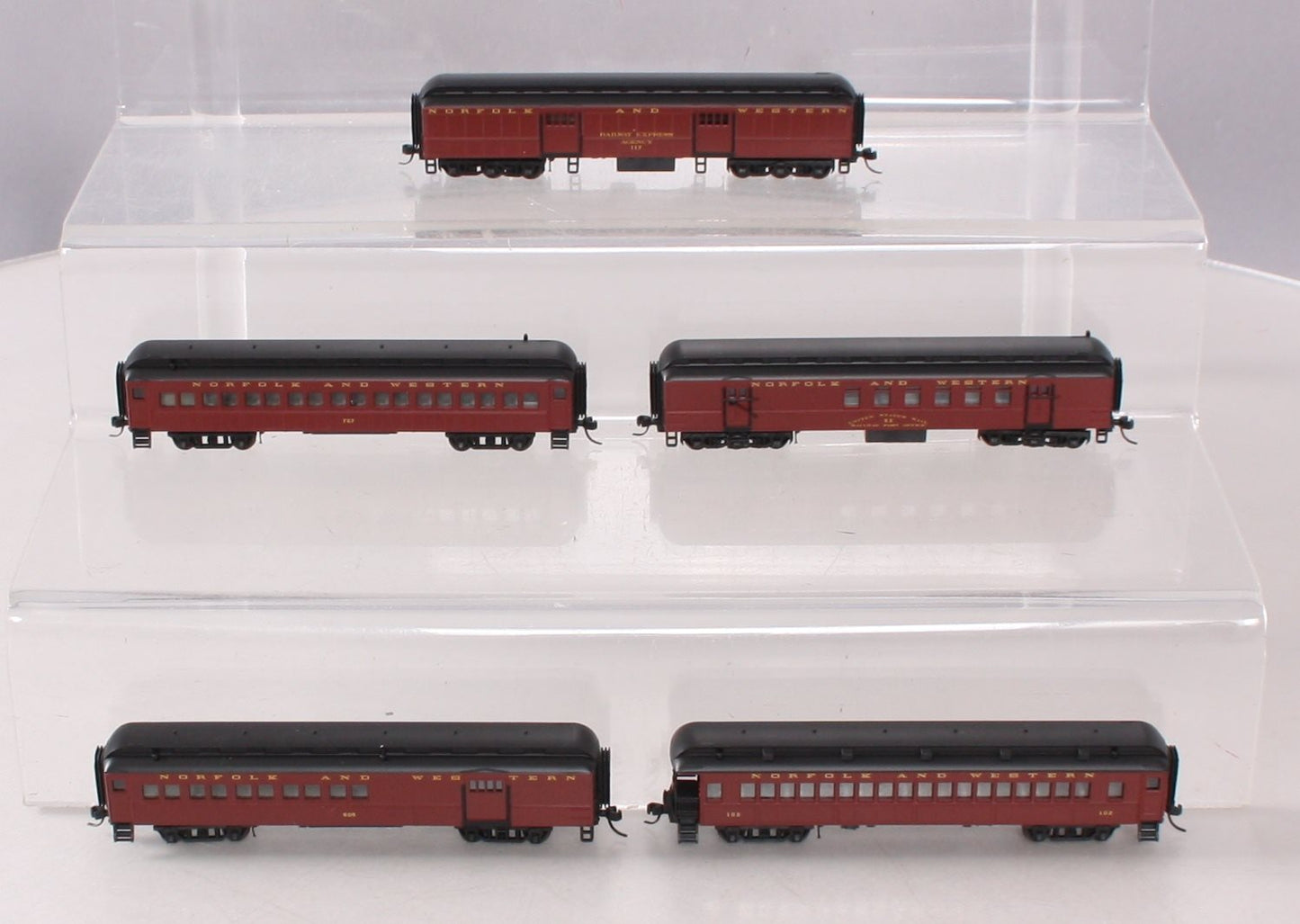 Atlas 50005130 N 60'Pass Cars 5car Set N&W