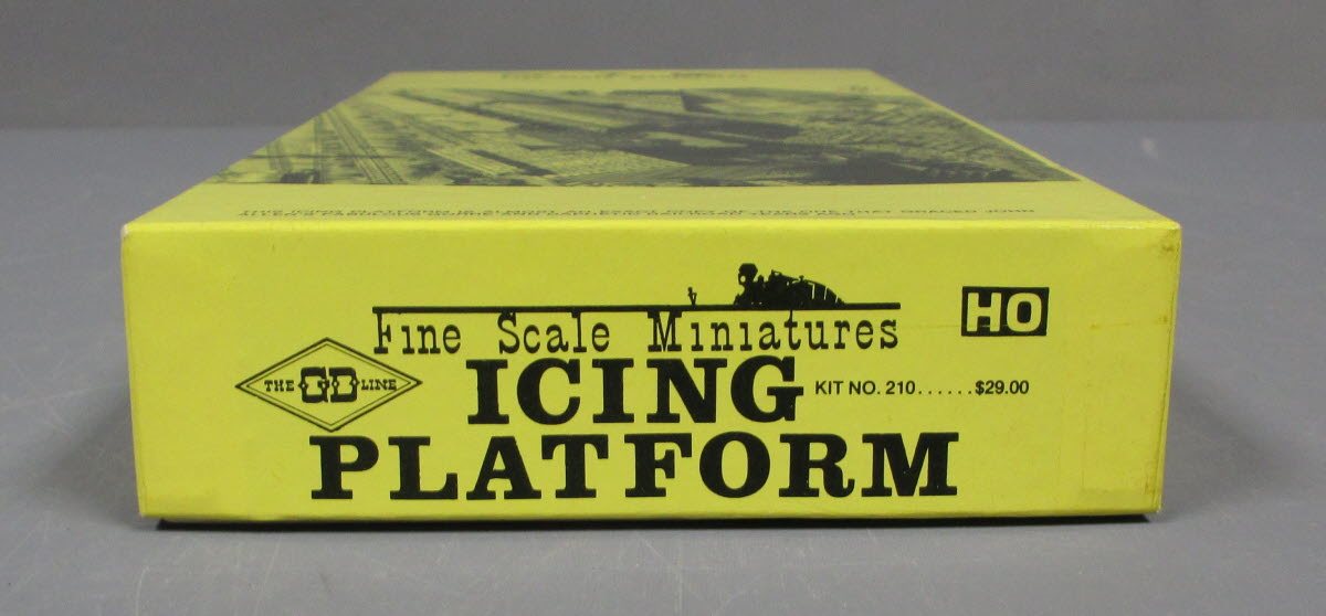 Fine Scale Miniatures 210 HO Scale Icing Platform Craftsman Kit