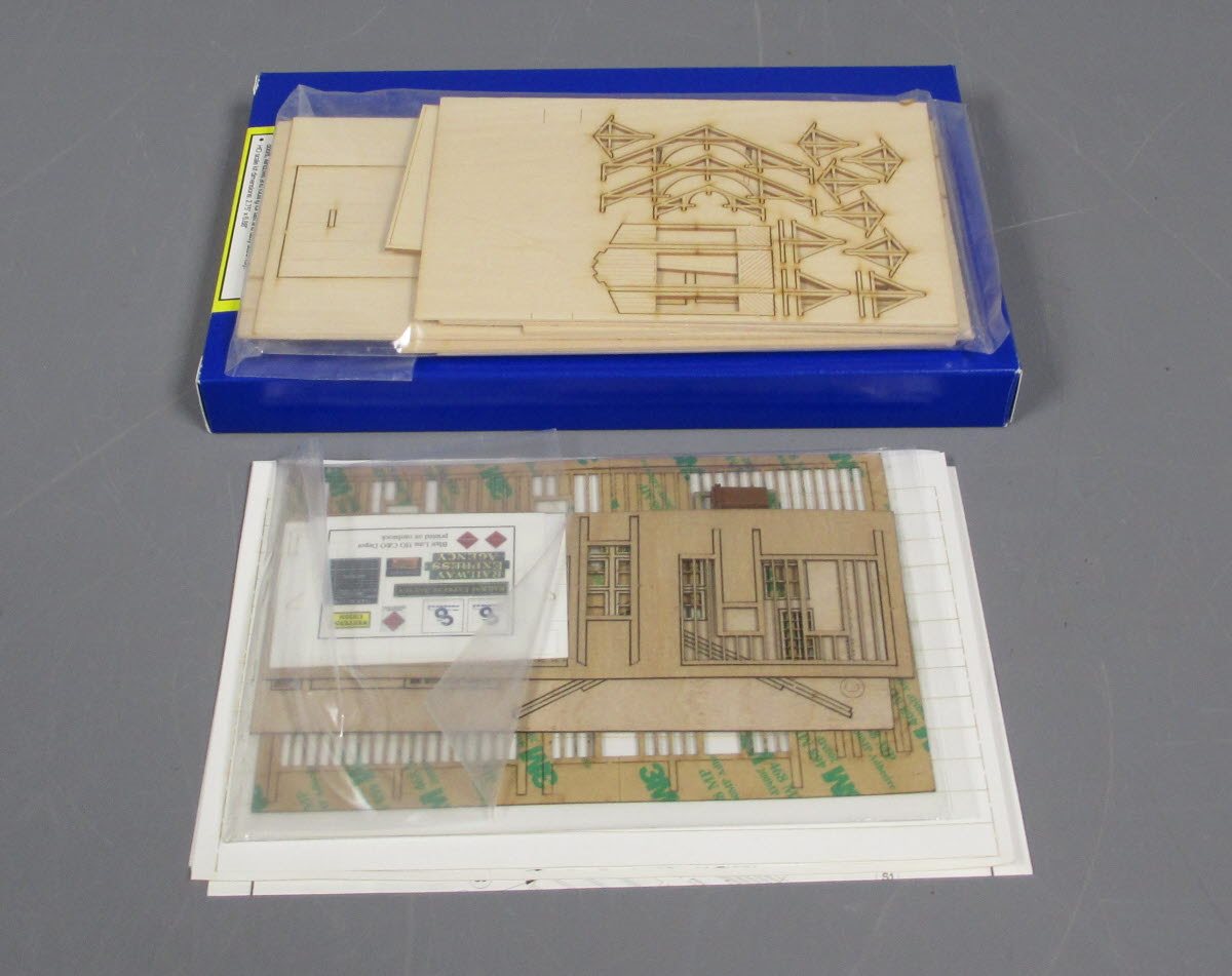 Blair Line 185 HO C&O Depot Standard #1 Design Laser-Cut Building Kit