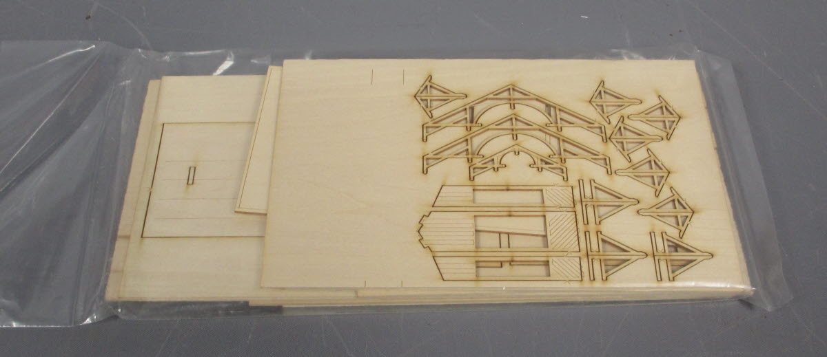Blair Line 185 HO C&O Depot Standard #1 Design Laser-Cut Building Kit