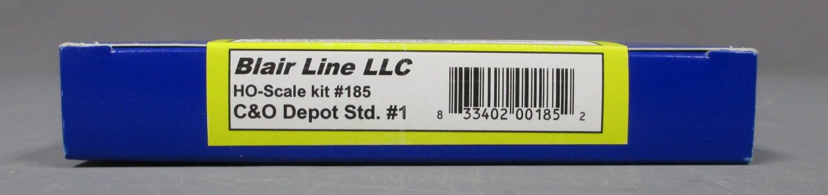 Blair Line 185 HO C&O Depot Standard #1 Design Laser-Cut Building Kit