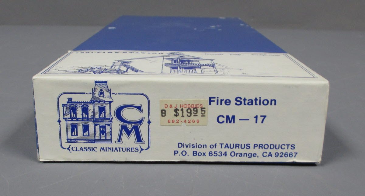 Classic Miniatures CM-17 HO Scale 1861 Fire Station Building Kit