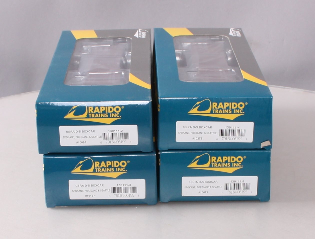 Rapido Trains 130111 HO Spokane, Portland & Seattle 40' USRA Boxcars (4 Car Set)