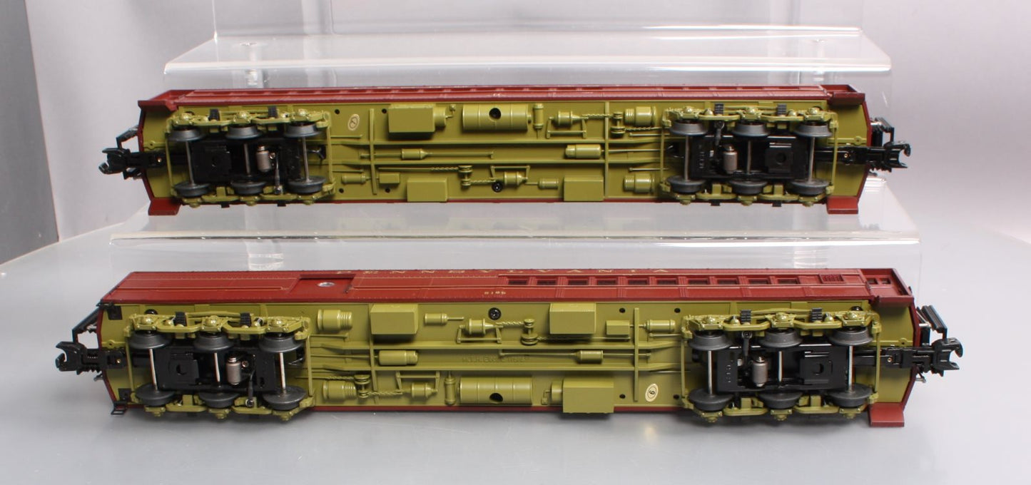 MTH 20-4187 O Pennsylvania 70' Madison Comb/Diner Passenger Car Set (Set of 2)