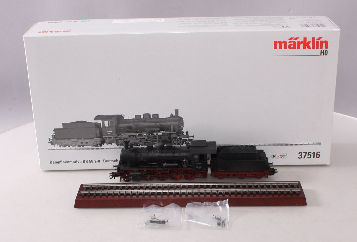 Marklin 37516 HO Digital DRG Class 56.2-8 Steam Freight Locomotive