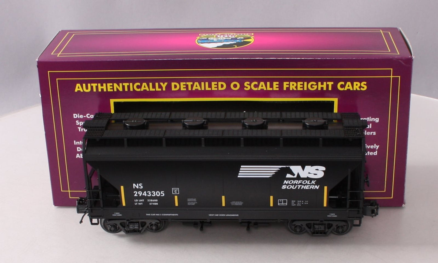 MTH 20-97926 O Norfolk Southern 2-Bay Centerflow Hopper Car #2943305