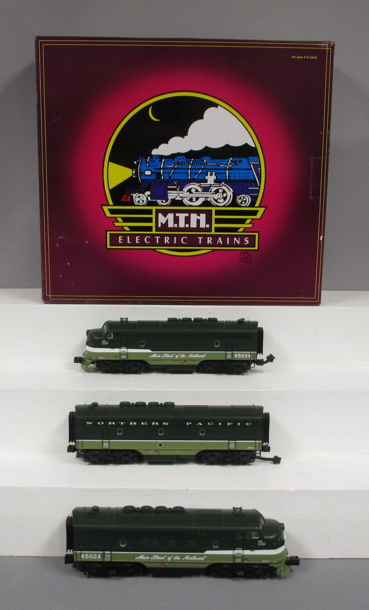 MTH 20-2818-1 O Gauge NP F-3 ABA Diesel Engine Set w/PS2 #6502A/6503A/6502B