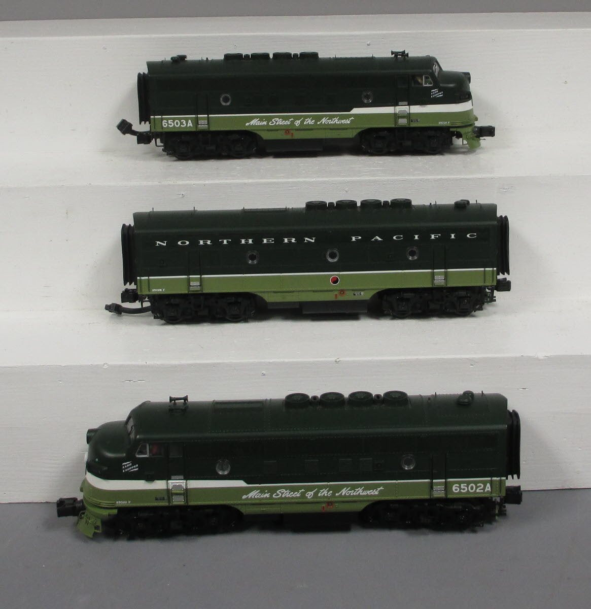 MTH 20-2818-1 O Gauge NP F-3 ABA Diesel Engine Set w/PS2 #6502A/6503A/6502B