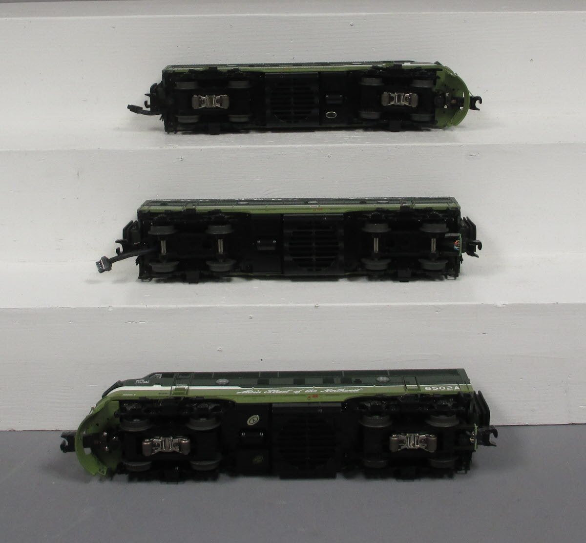 MTH 20-2818-1 O Gauge NP F-3 ABA Diesel Engine Set w/PS2 #6502A/6503A/6502B