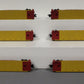 Lionel 6-84452 Santa Fe Flat Car Set (Set of 6)