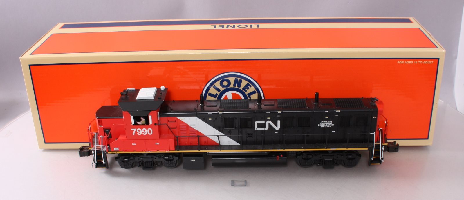 Lionel 6-28384 O CN Genset Switcher w/Legacy #7990 – Trainz