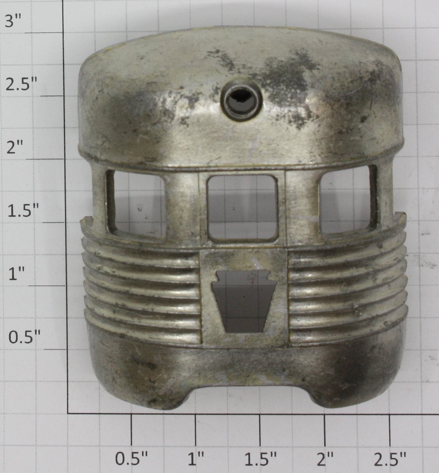 AMT 2022-30 Original Chromed PRR Rear Observation Casting