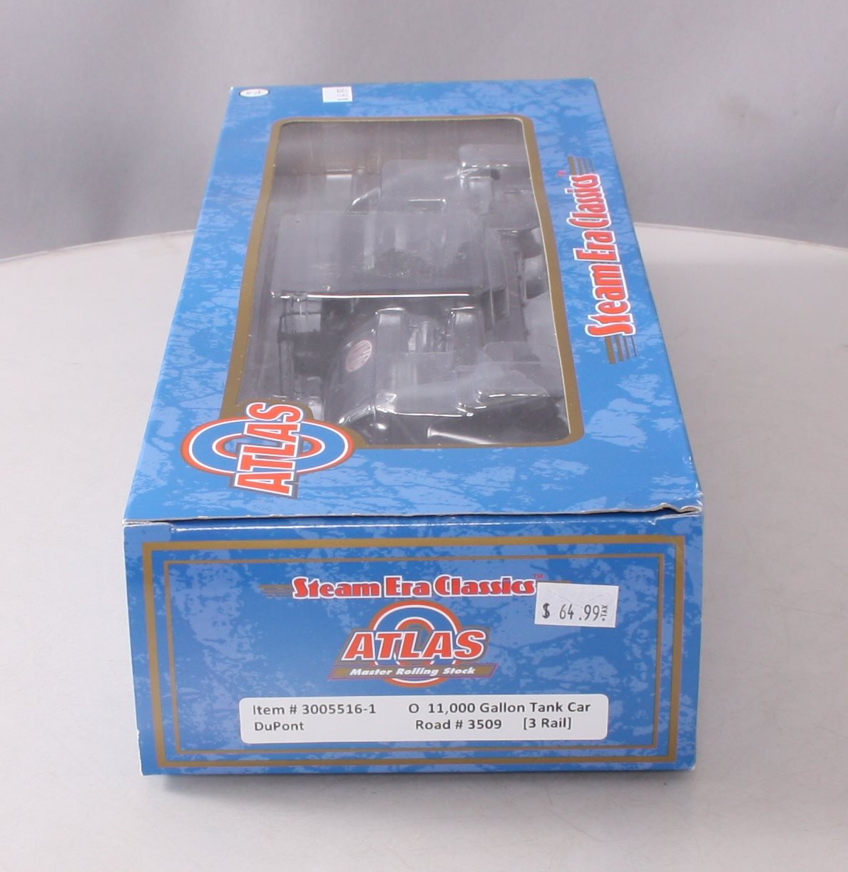 Atlas 3005516-1 O Gauge DuPont 11,000 Gallon Tank Car #3509 - 3 Rail