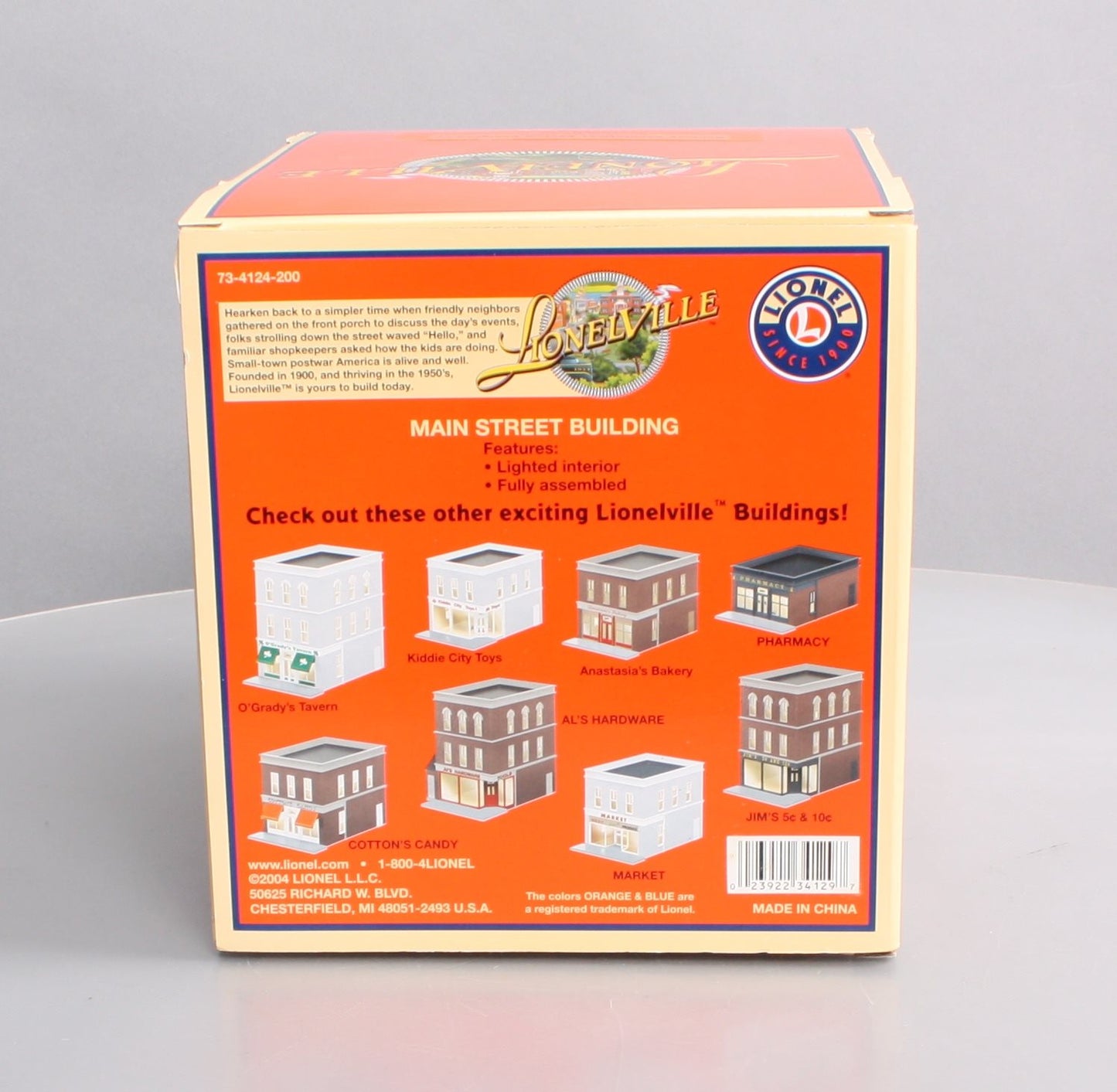 Lionel 6-34129 O Grzyboski's Lionel Trains Main Street Building