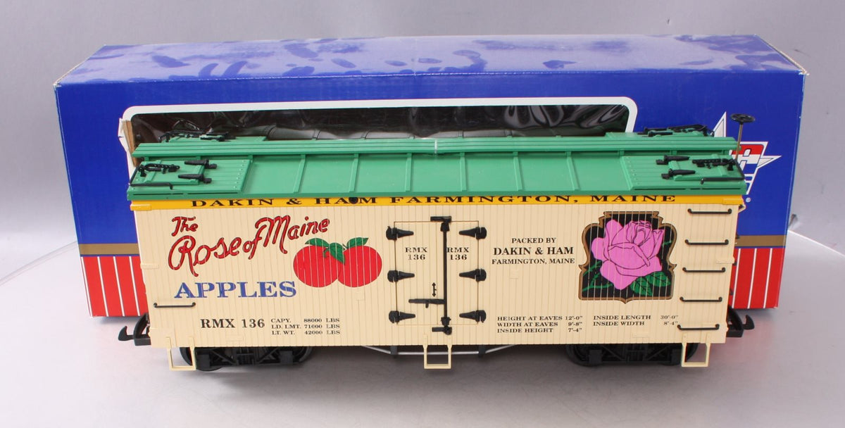 USA Trains 16274 G Rose of Maine Apples "American Series"(R) Refrigerator Cars