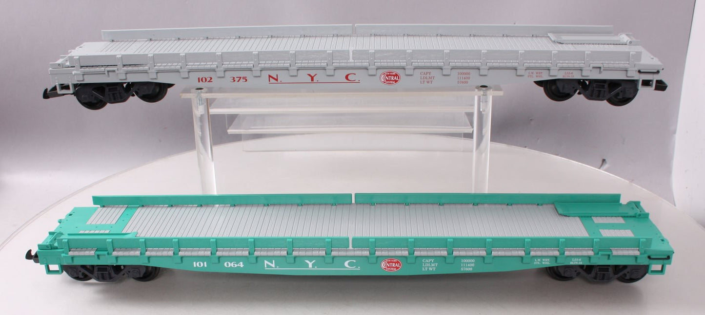 LGB 41540 New York Central Flatcar Set - Plastic Wheels