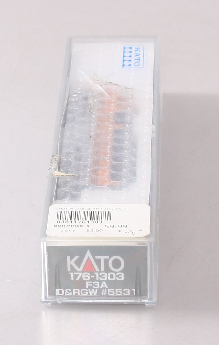 Kato 176-1303 N Scale D&RGW EMD F3A Diesel Locomotive #5531