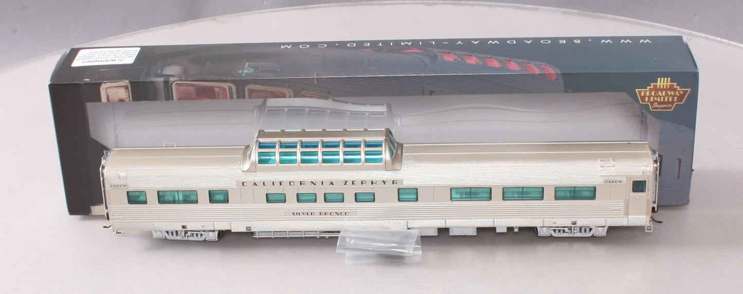 Broadway Limited 514 HO D&RGW Paragon Series "Silver Bronco" Vista Dome #1105