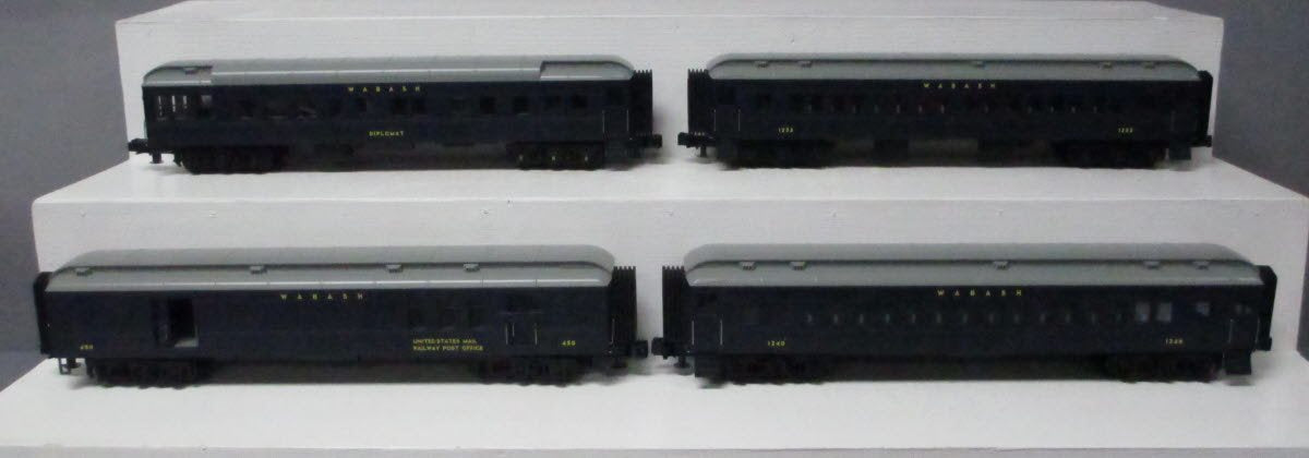 MTH 30-69076 O Wabash 60' Madison Passenger Car Set (Set of 4)