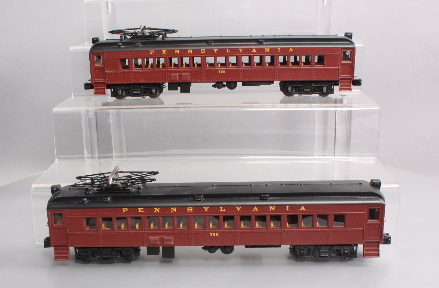 MTH 30-20174-3 PRR MU Non-Powered Passenger Electric Loco  Add-On (Set of 2)