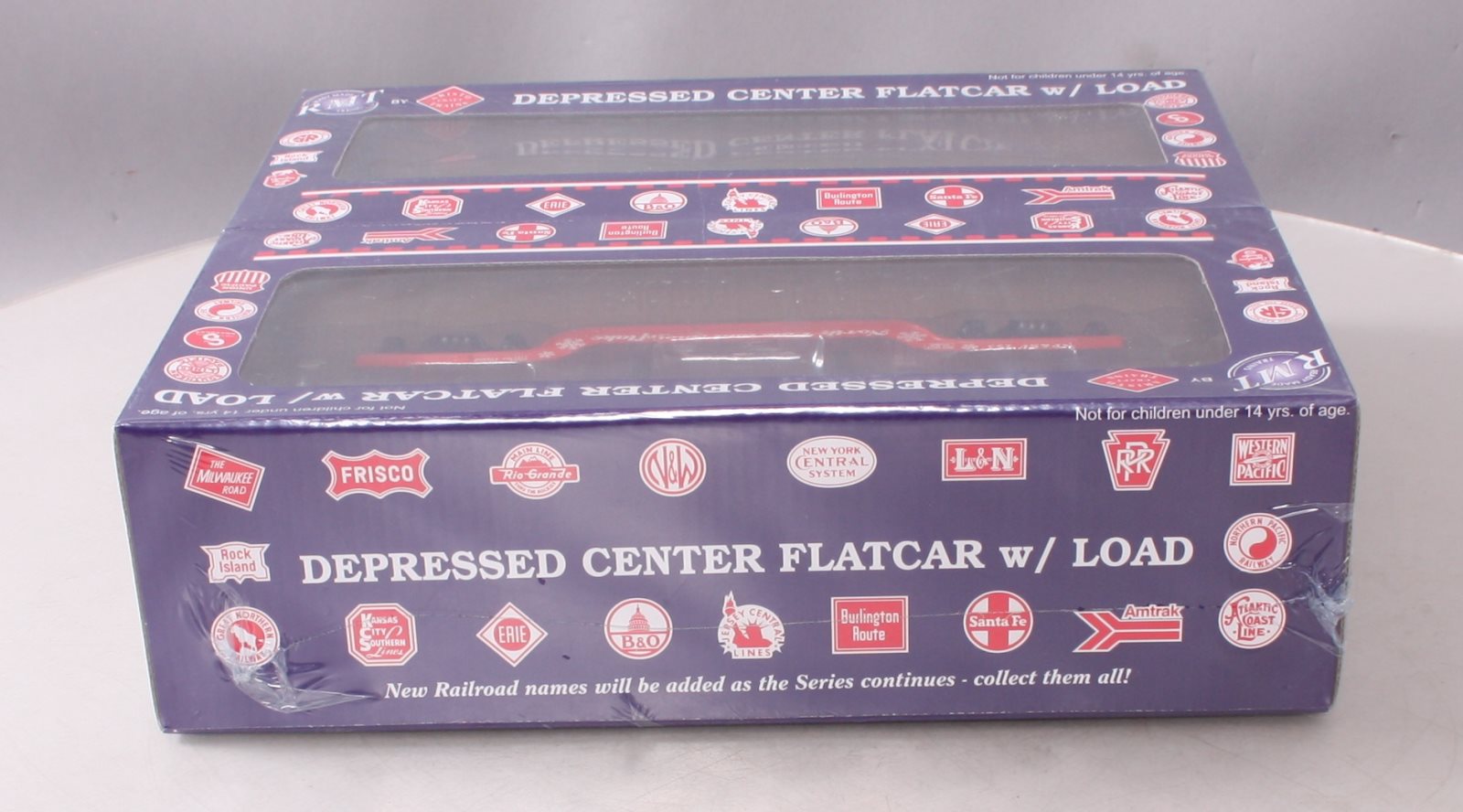 RMT 96550 O Dep.Ctr.Flat Car Christmas/2pk