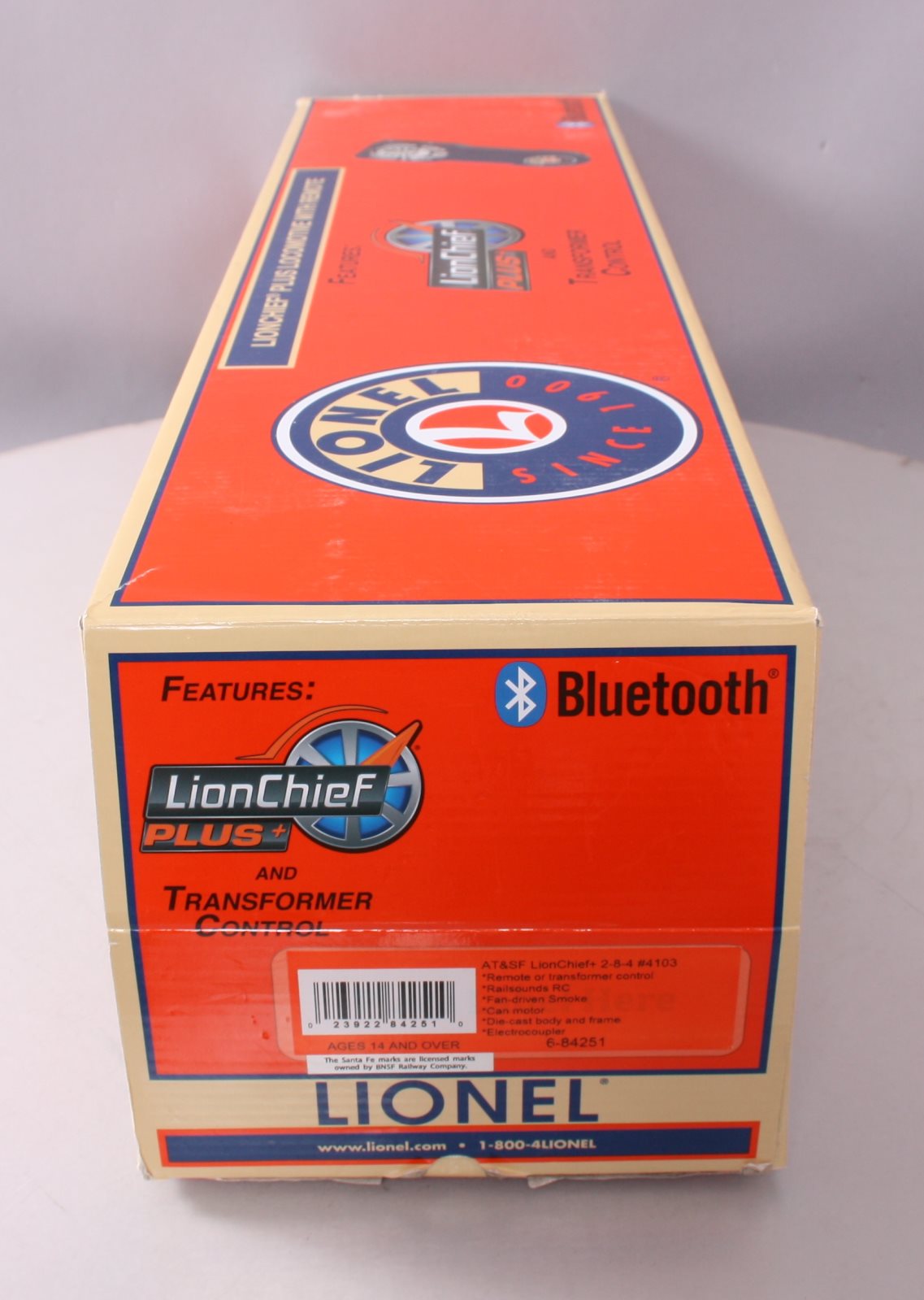 Lionel 6-84251 O Santa Fe Lionchief® Plus Berkshire Steam Locomotive #4103
