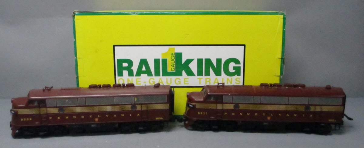 MTH 70-2007-1 G Pennsylvania F-3 AA Diesel Locomotive Set w/PS2.0 (Set of 2)