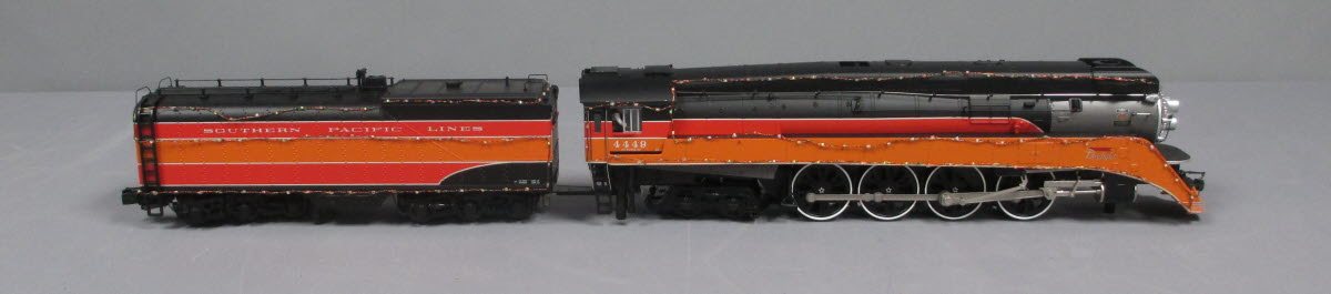 MTH 20-3758-1 Southern Pacific 4-8-4 GS-4 Steam Loco & Tender #4449 w Lights PS3