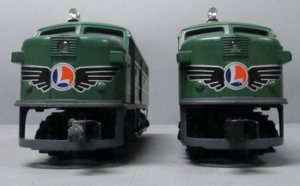 Lionel 6-82726 O Gauge Postwar Green Alco FA O Gauge Diesel Passenger Train Set