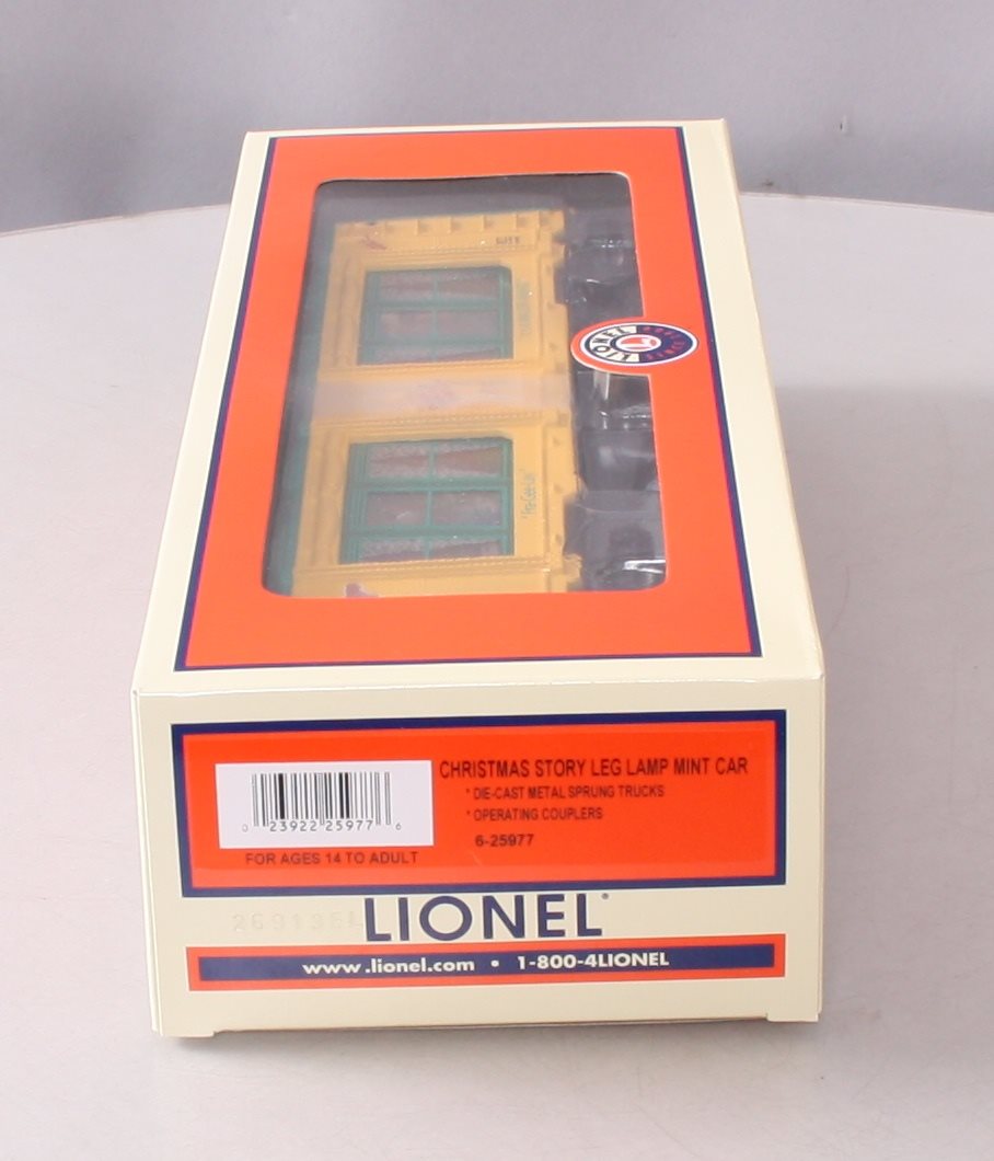 Lionel 6-25977 A Christmas Story Leg Lamp Mint Car