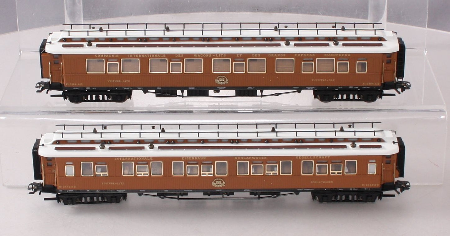 Trix 24794 HO CIWL Orient Express Add-On Car Set (2)